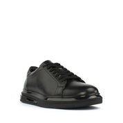 Men's Black Leather Sneakers (691-3417)