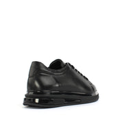 Men's Black Leather Sneakers (691-3417)