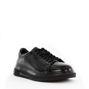 Herren Schwarze Lackleder Sneaker (691-3417)