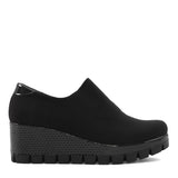 Women's Black Casual Wedge Shoes (317-401)