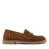 Women's Tan Suede Loafers (029-20138)
