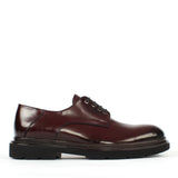 Herren Burgunderrote Florantic Leder Klassische Schuhe (162-506)