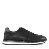 Herren Schwarze Ledersneaker (550-4716)