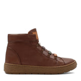 Damen Braune Leder Freizeitstiefel (748-31410)