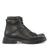Herren Schwarze Leder-Boots mit Warmfutter (550-769)