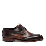 Herren Tan/Braune Klassische Schnürschuhe (552-551)
