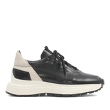 Schwarze & Beige Chunky Sneaker aus Florantic Leder – Stilvoll & Bequem (064-1045)