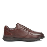 Men’s Brown Leather Lace-Up Comfort Sneakers (550-4764)