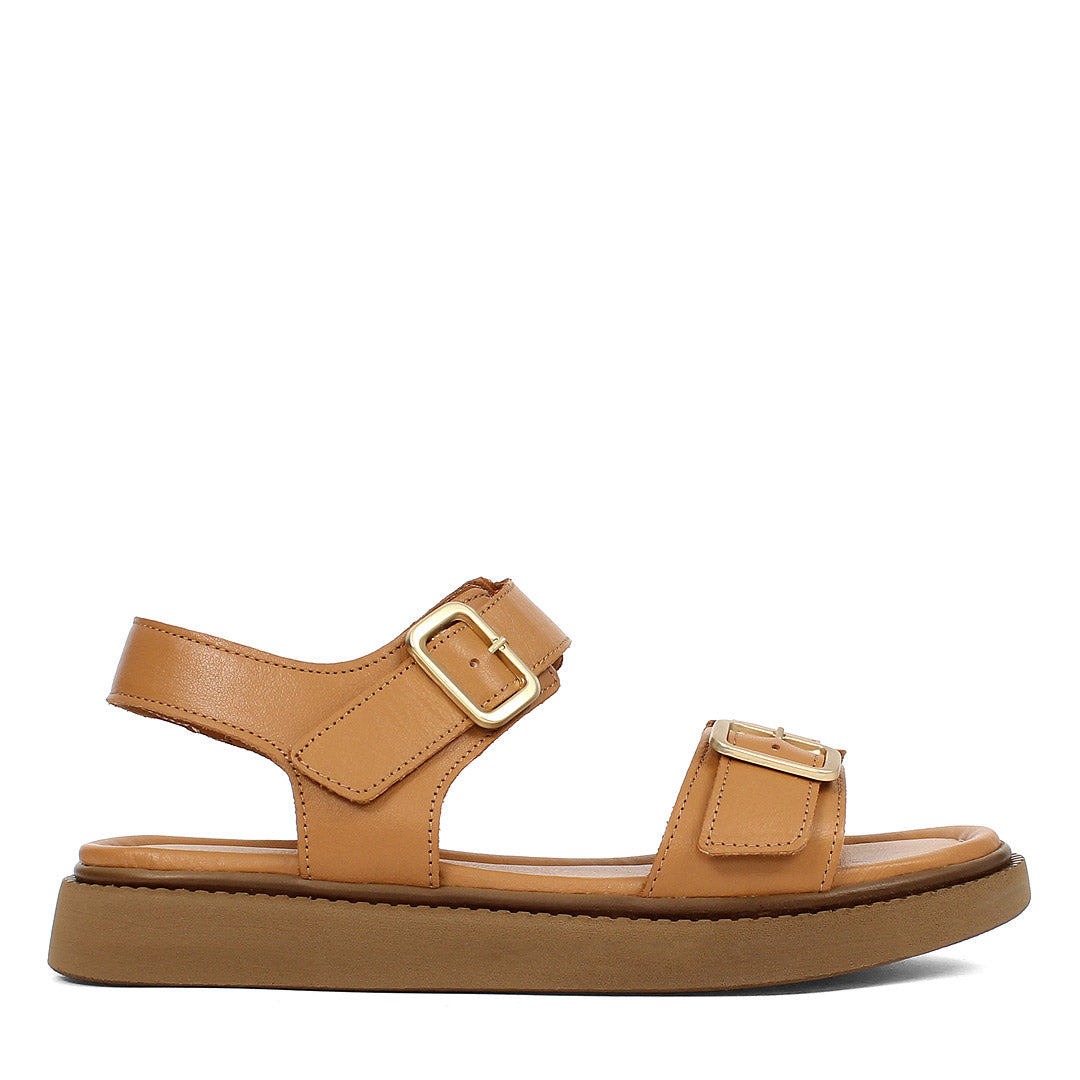 Damen Sandalen in Camel – Stilvoll & Bequem (366-28229)