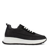 Sneaker aus schwarzem Leder – Leicht & Bequem (686-29205)