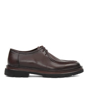 Herren Derby-Schuhe aus braunem Leder mit EVA-Sohle und Plain-Toe (663-461)