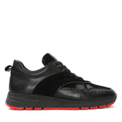 Men's Black Suede Sneakers (064-1027)