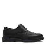 Herren Leder-Schnürschuhe Black (550-4740)