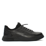 Herren Schwarze Casual Schuhe aus Leder (550-756)