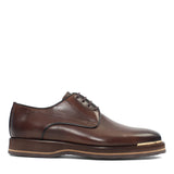 Herren Schnürschuhe aus braunem Leder mit EVA-Sohle (406-4421)