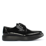 Herren Schwarze Lackleder Sneaker (162-505)