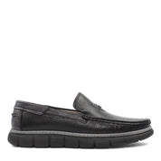 Elegant Leather Loafers for Men – Black (406-4412)