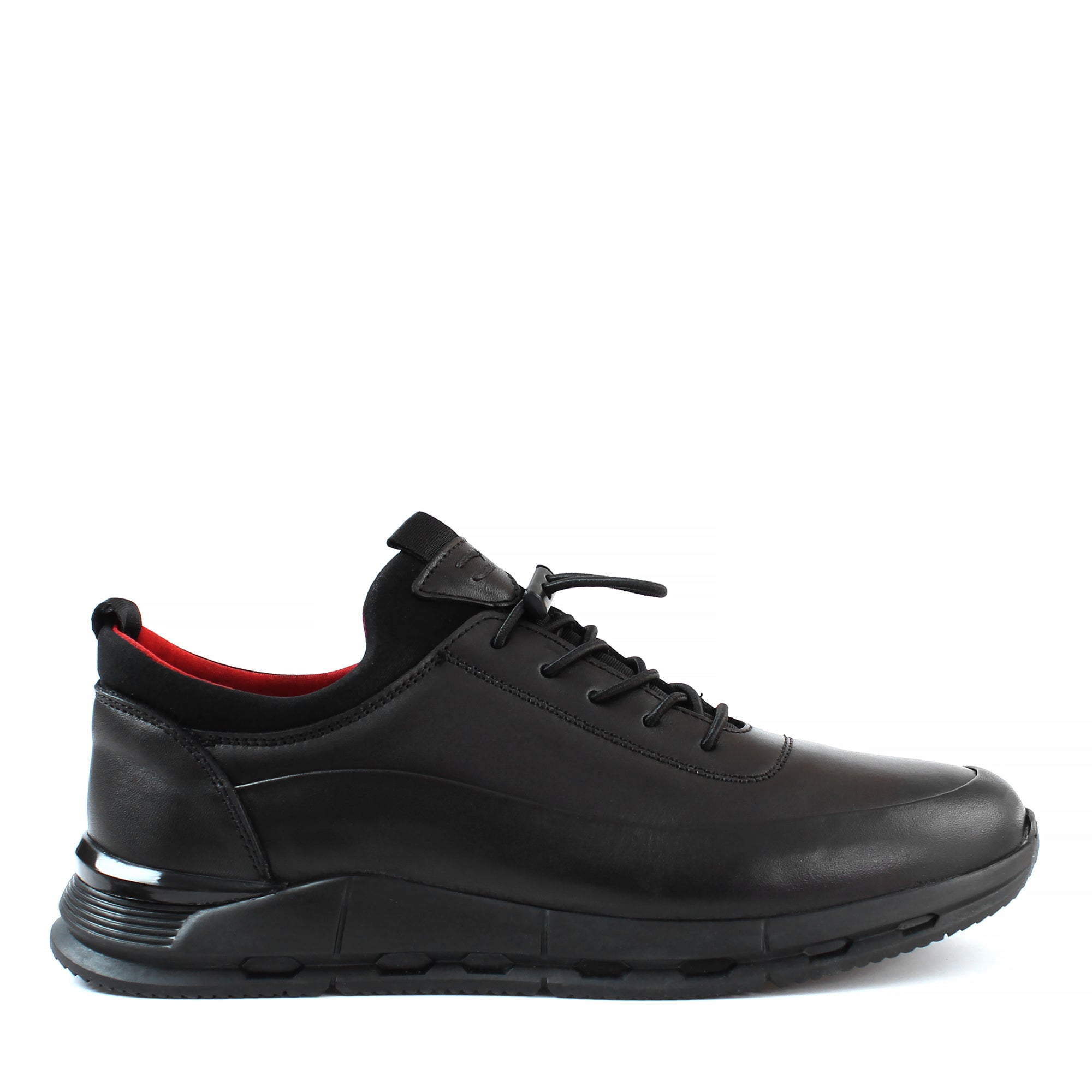 Herren Schwarze Casual Schuhe aus Leder (550-793)