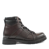 Herren Braune Leder-Boots mit Warmfutter (550-769)