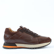 Herren Braune Sneakers aus Leder und Wildleder (406-4404)