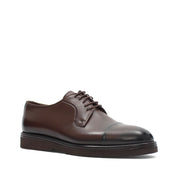Herren Derby-Schuhe Braun – Elegante Leder-Business-Schuhe mit Cap-Toe-Design (747-4528)