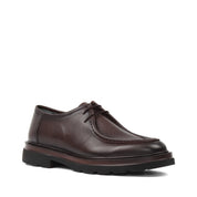 Herren Derby-Schuhe aus braunem Leder mit EVA-Sohle und Plain-Toe (663-461)