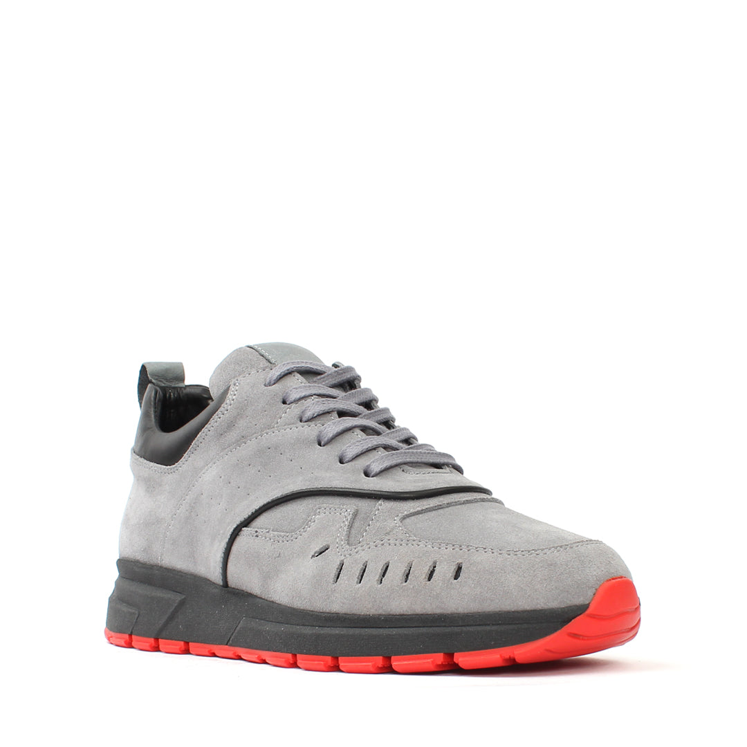 Men's Gray Suede Sneakers (064-1027)