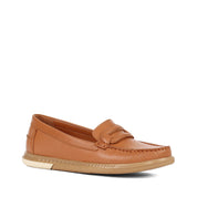 Celal Gültekin Damen Slipper aus Leder in Hellbraun (654-40301)