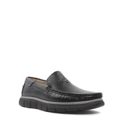 Elegant Leather Loafers for Men – Black (406-4412)