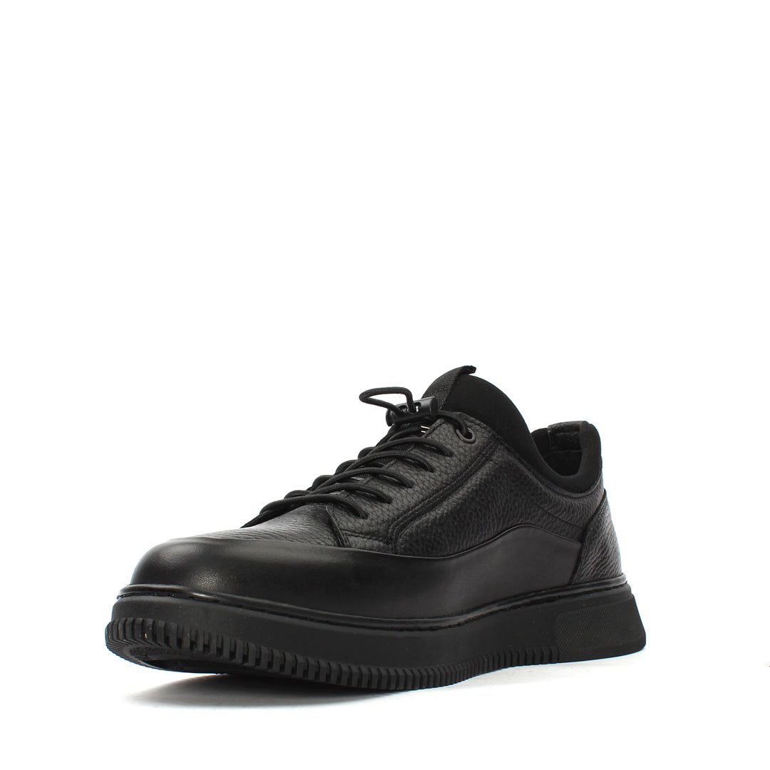 Herren Schwarze Casual Schuhe aus Leder (550-756)