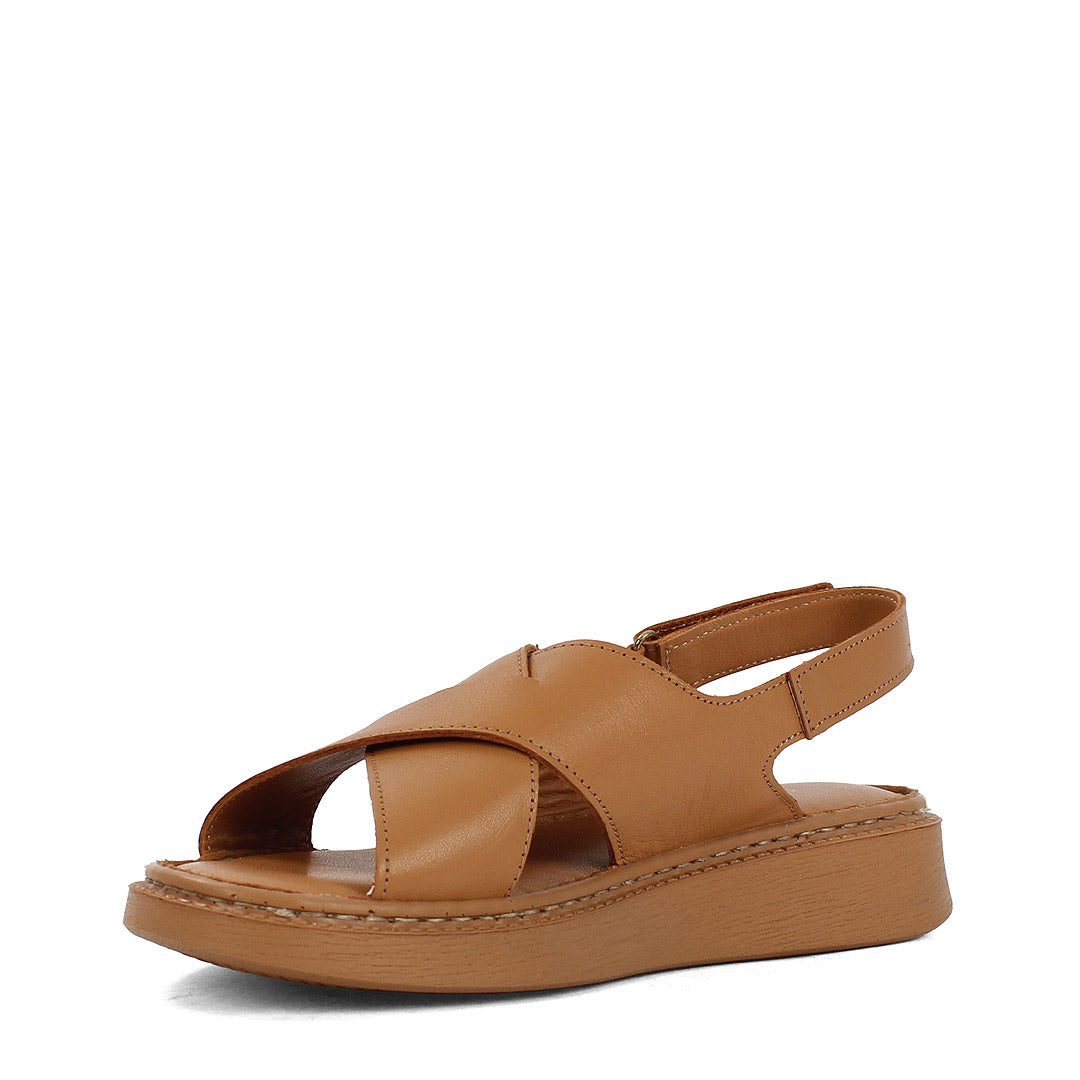 Damen-Sandalen in Camel – Komfort & Stil für den Sommer (366-28228) 