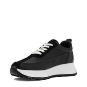 Sneaker aus schwarzem Leder – Leicht & Bequem (686-29205)