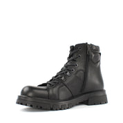 Herren Schwarze Leder-Boots mit Warmfutter (550-769)