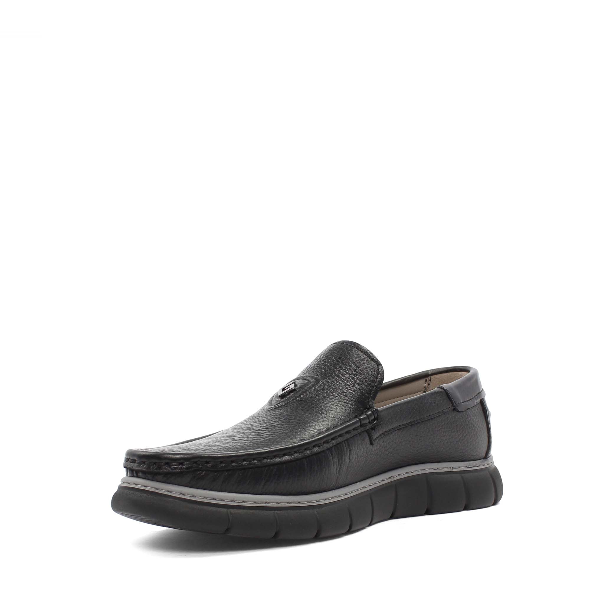 Elegant Leather Loafers for Men – Black (406-4412)