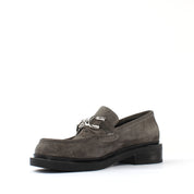 029-20144 Graue Wildleder-Loafers