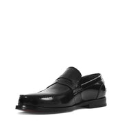 Men’s Black Patent Leather Loafers – Elegant Slip-On Dress Shoes (747-4537)