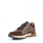 Herren Braune Sneakers aus Leder und Wildleder (406-4404)