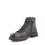 Herren Braune Leder-Boots mit Warmfutter (550-769)