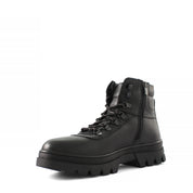 Herren Schwarze Lederstiefel mit Warmfutter (550-795)