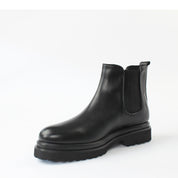 Men's Black Leather Chelsea Boots (395-2858)