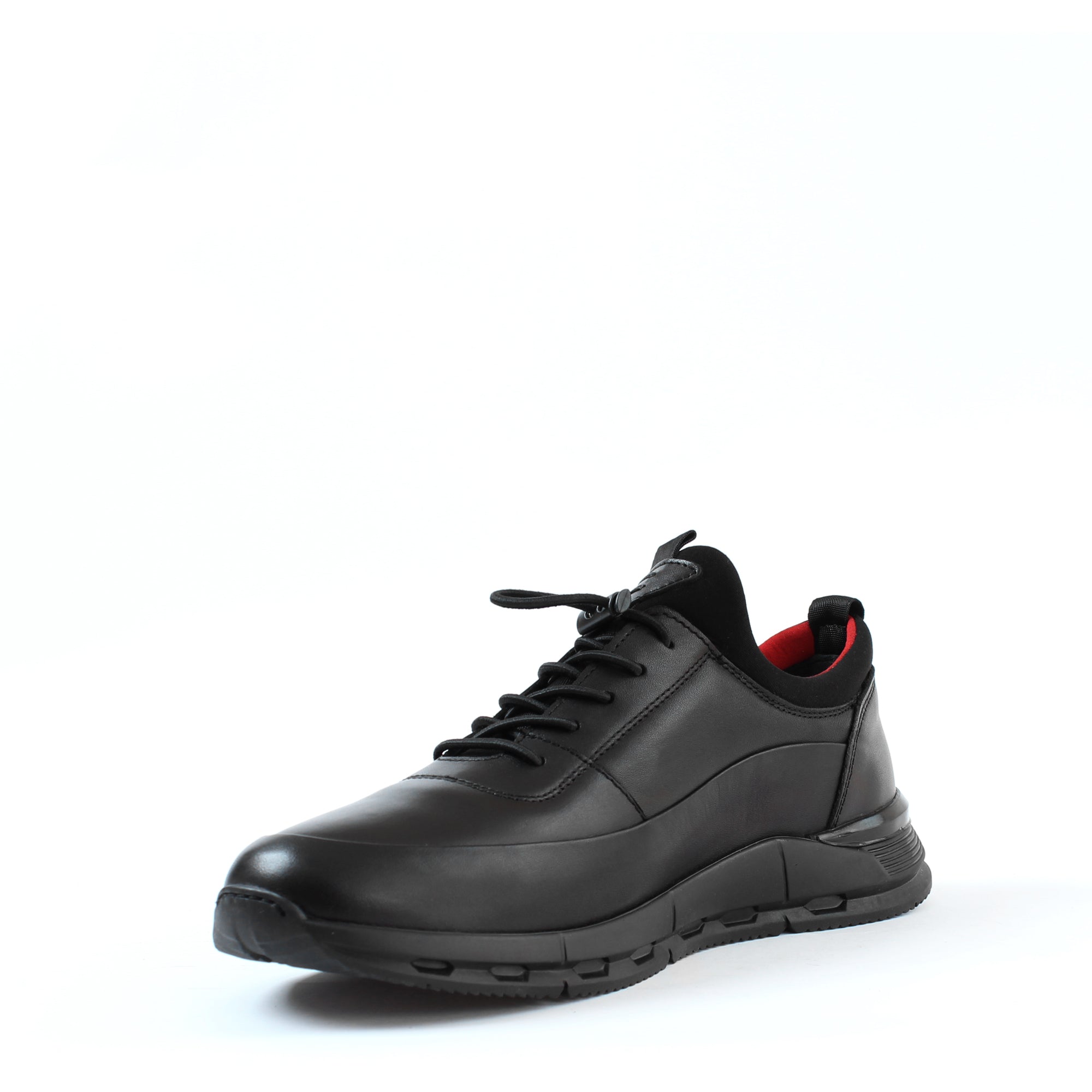 Herren Schwarze Casual Schuhe aus Leder (550-793)