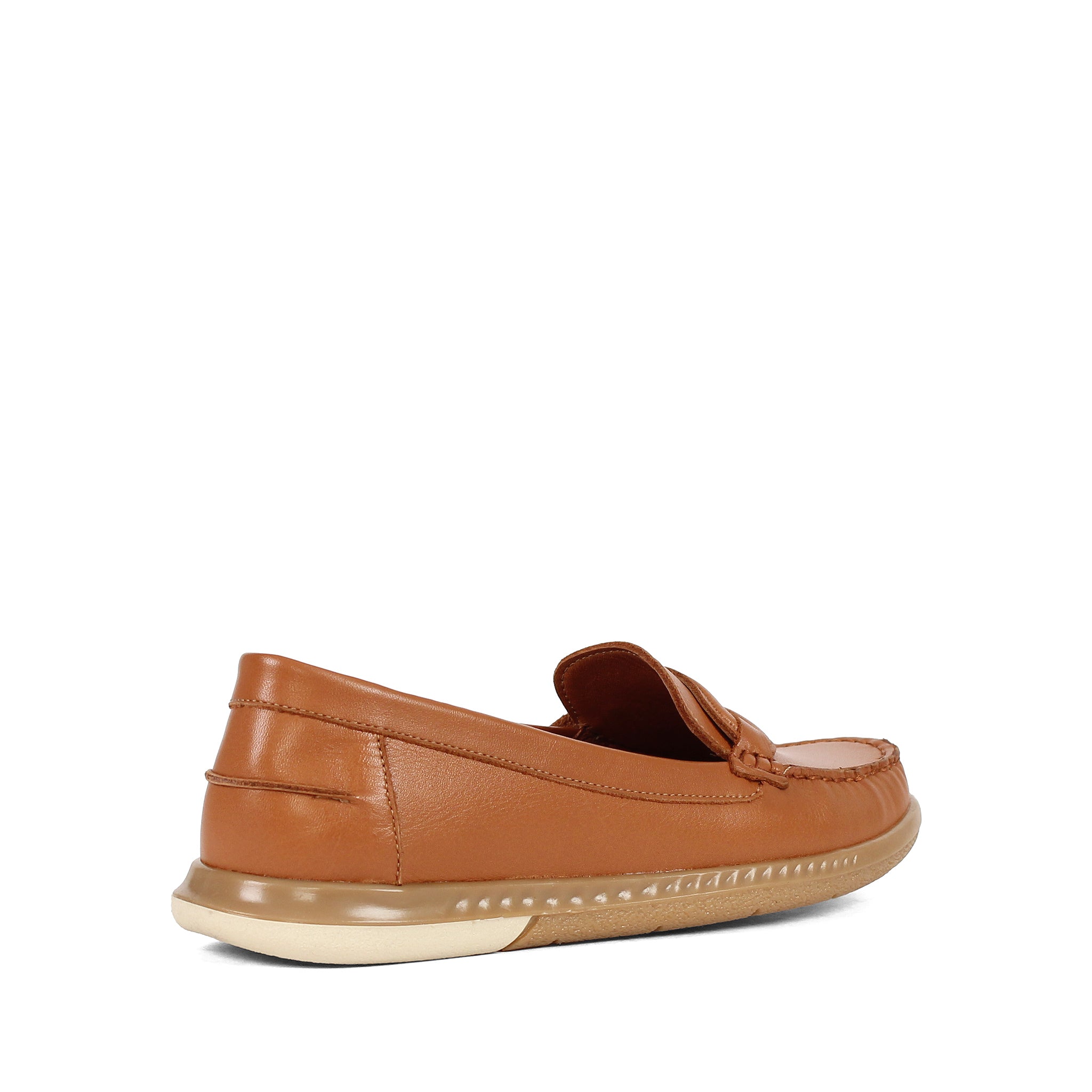 Celal Gültekin Damen Slipper aus Leder in Hellbraun (654-40301)