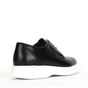 Herren Schwarze/Weiße Leder Sneaker (162-505)
