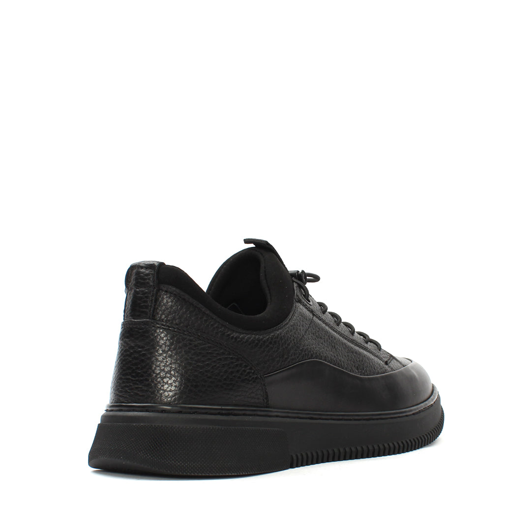 Herren Schwarze Casual Schuhe aus Leder (550-756)