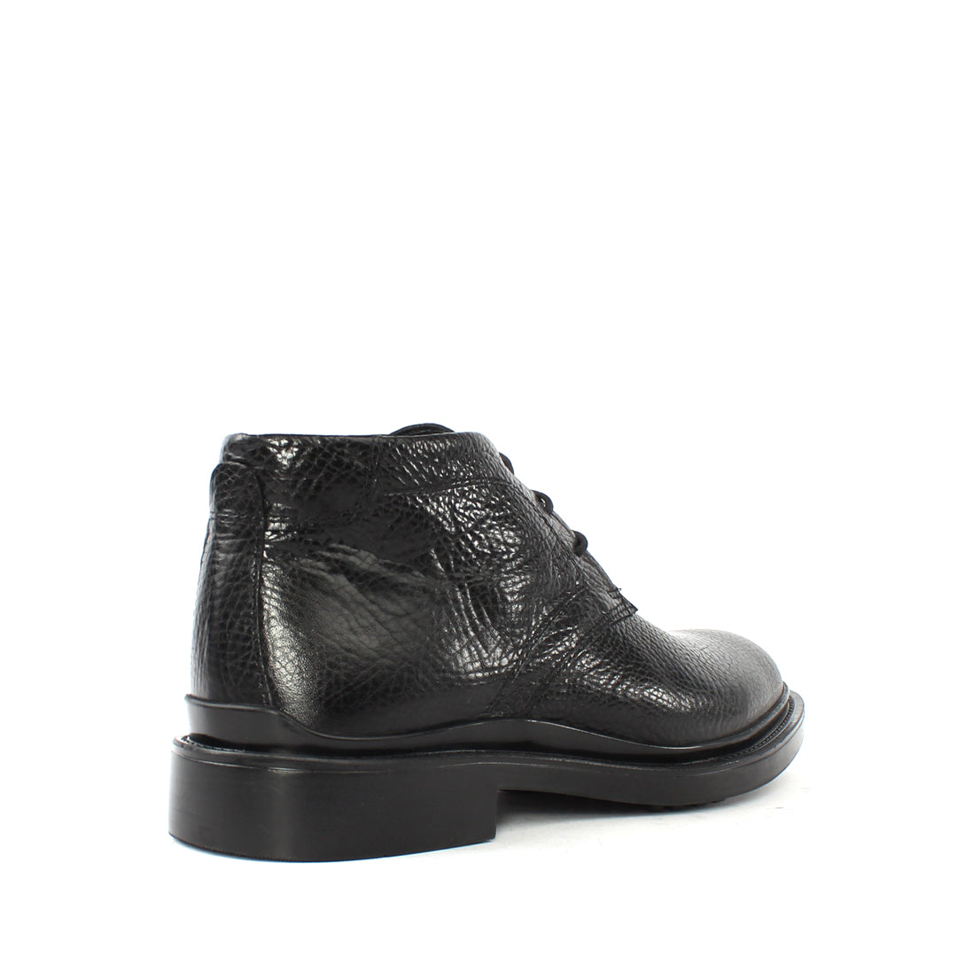 Men's Black Leather Boots (555-2619)