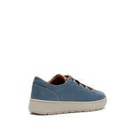 Damen Blaue Leder Freizeit-Sneaker zum Hineinschlüpfen (748-31406)