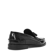 Men’s Black Patent Leather Tassel Loafers – Classic Slip-On Shoes (747-4538)