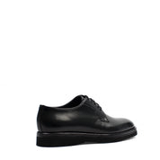 Herren Derby-Schuhe aus schwarzem Leder mit EVA-Sohle & Absatz (747-4526)