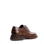 Men’s Brown Leather Lace-Up Dress Shoes with Lug Sole (406-4415)