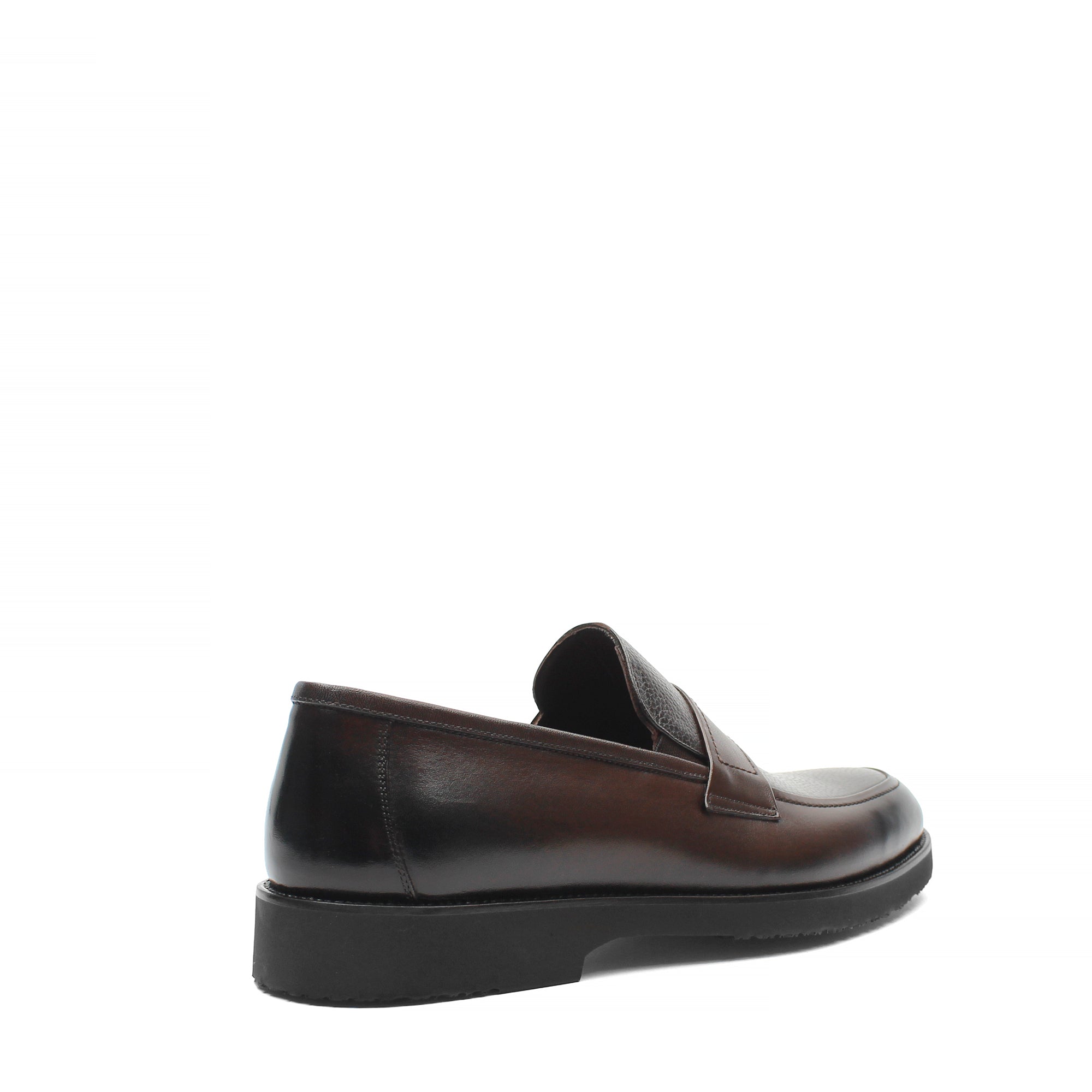Men's Brown Leather Loafers with Sleek Design (747-4511)